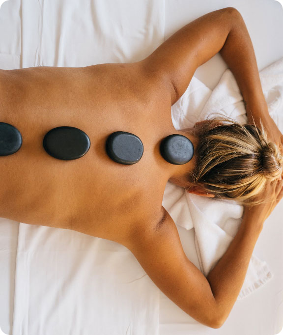 hot stone massage 80 minuten